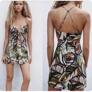 Zara Linen Mini Dress